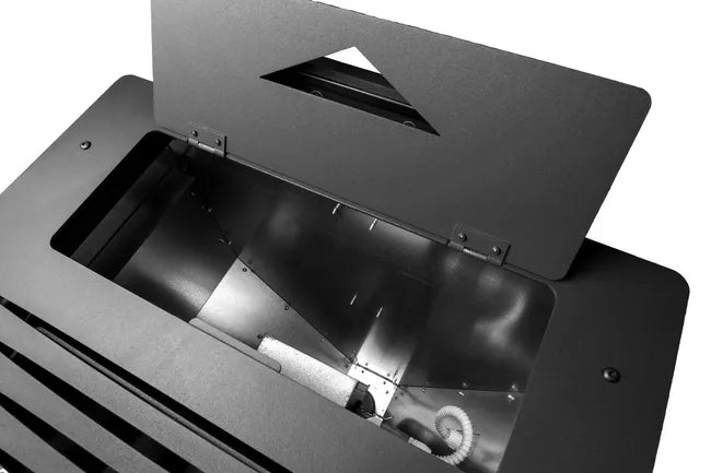 Estufa de Pellets KARMEK ONE 10kW | Kit instalacion incluida Rendimiento 88% y Calefacción Programable 250m³