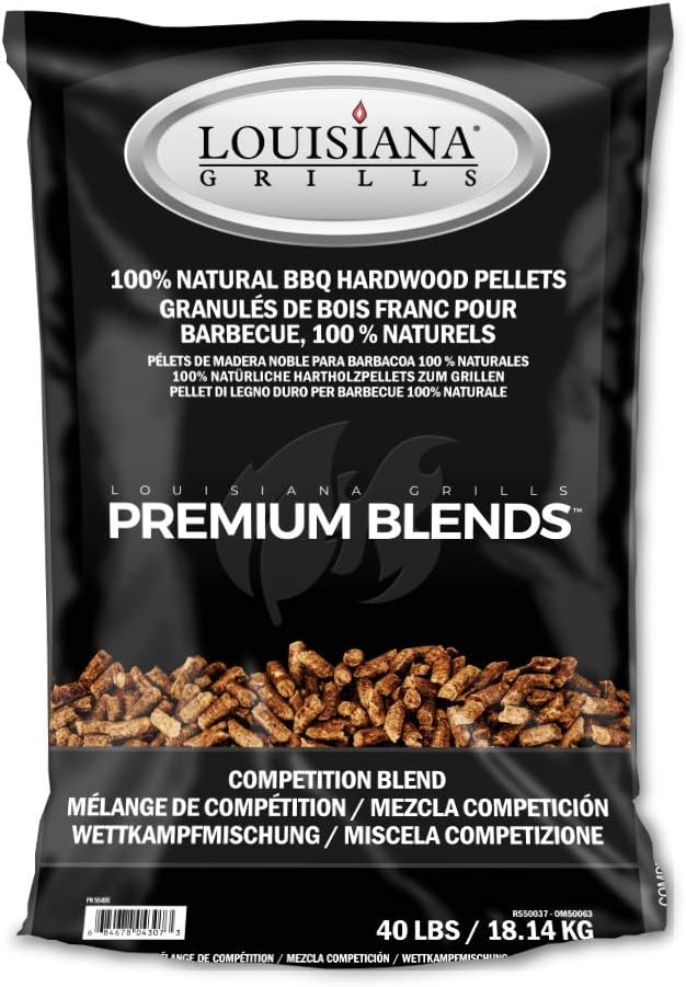 Louisiana Grills 55405 pellets para barbacoa, 40 libras, madera